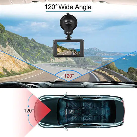 Cámara Dash Black Box 1080P G-Sensor Looping Car Camera