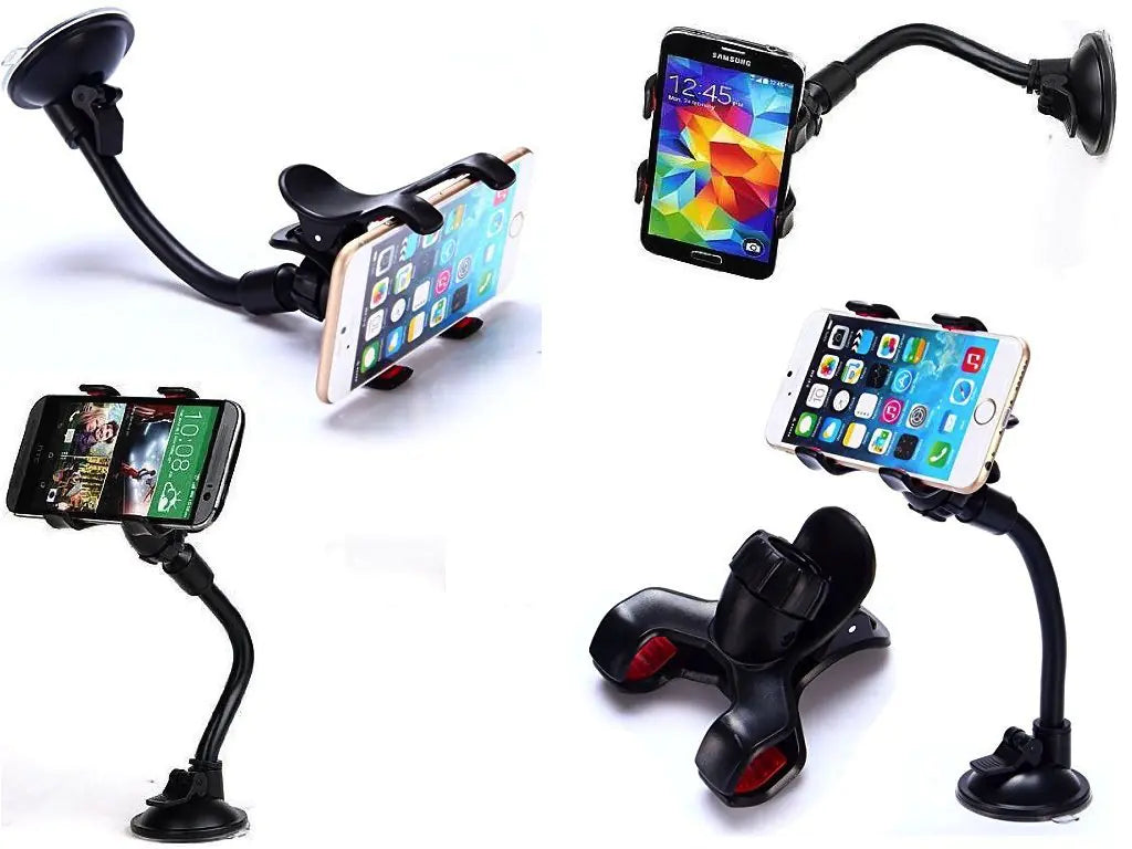 Soporte de teléfono flexible para coche