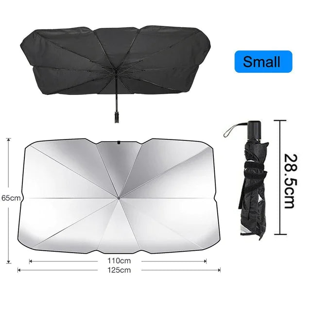 Parasol plegable para parabrisas de coche de 51"
